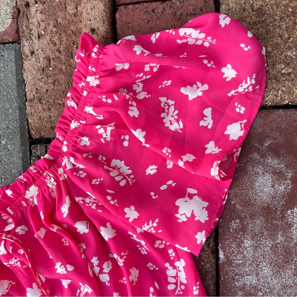 Pink Floral Women’s dress - Picture 5 of 6